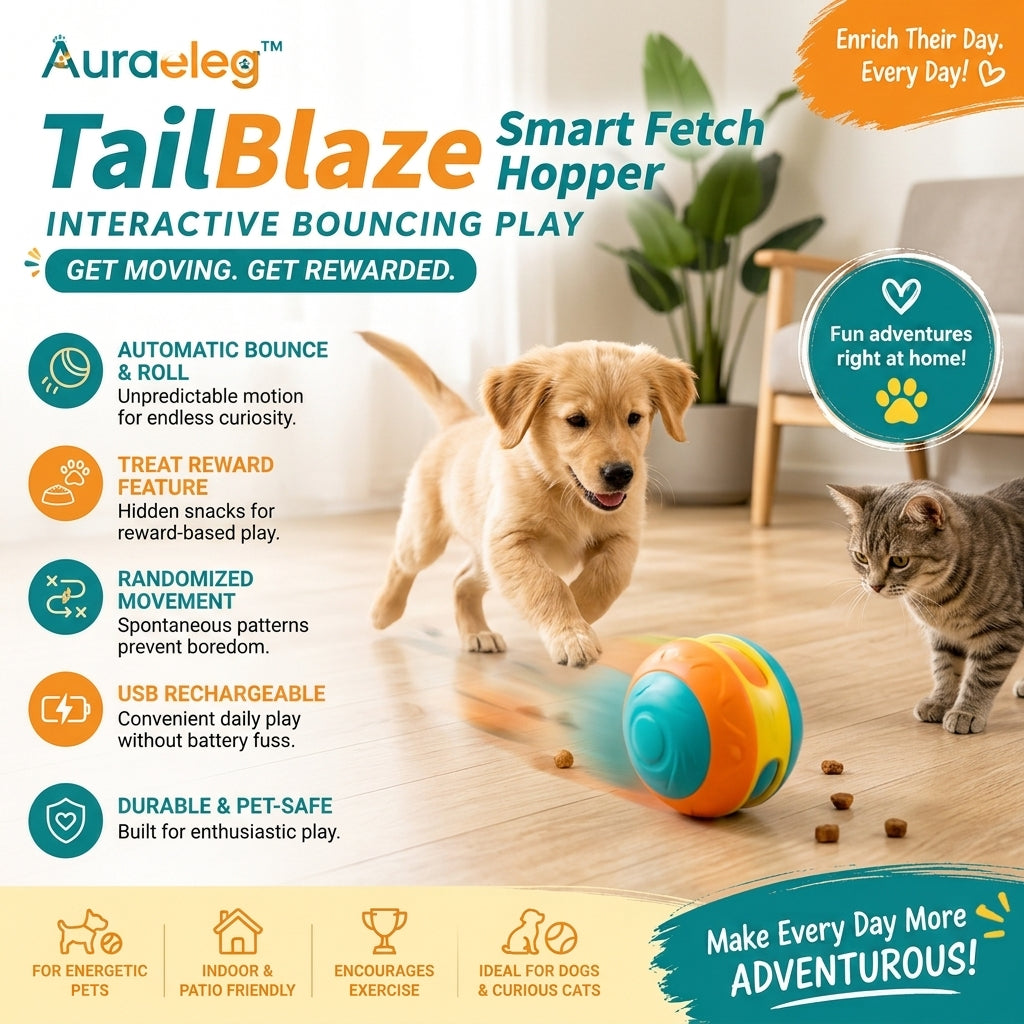 Auraeleg™ TailBlaze Smart Fetch Hopper